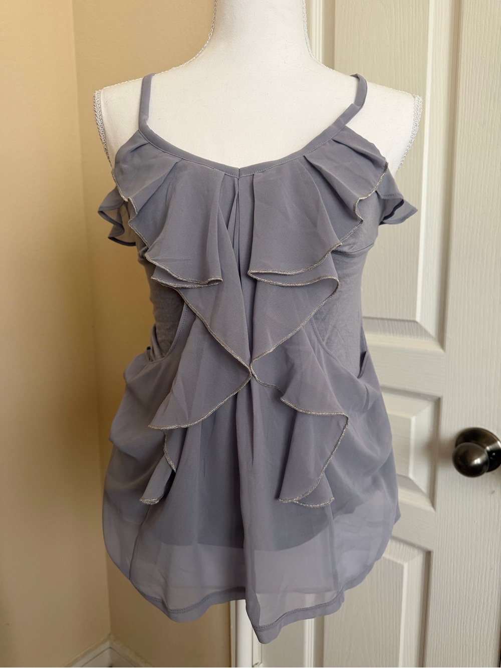 Express Ruffle Tank Top